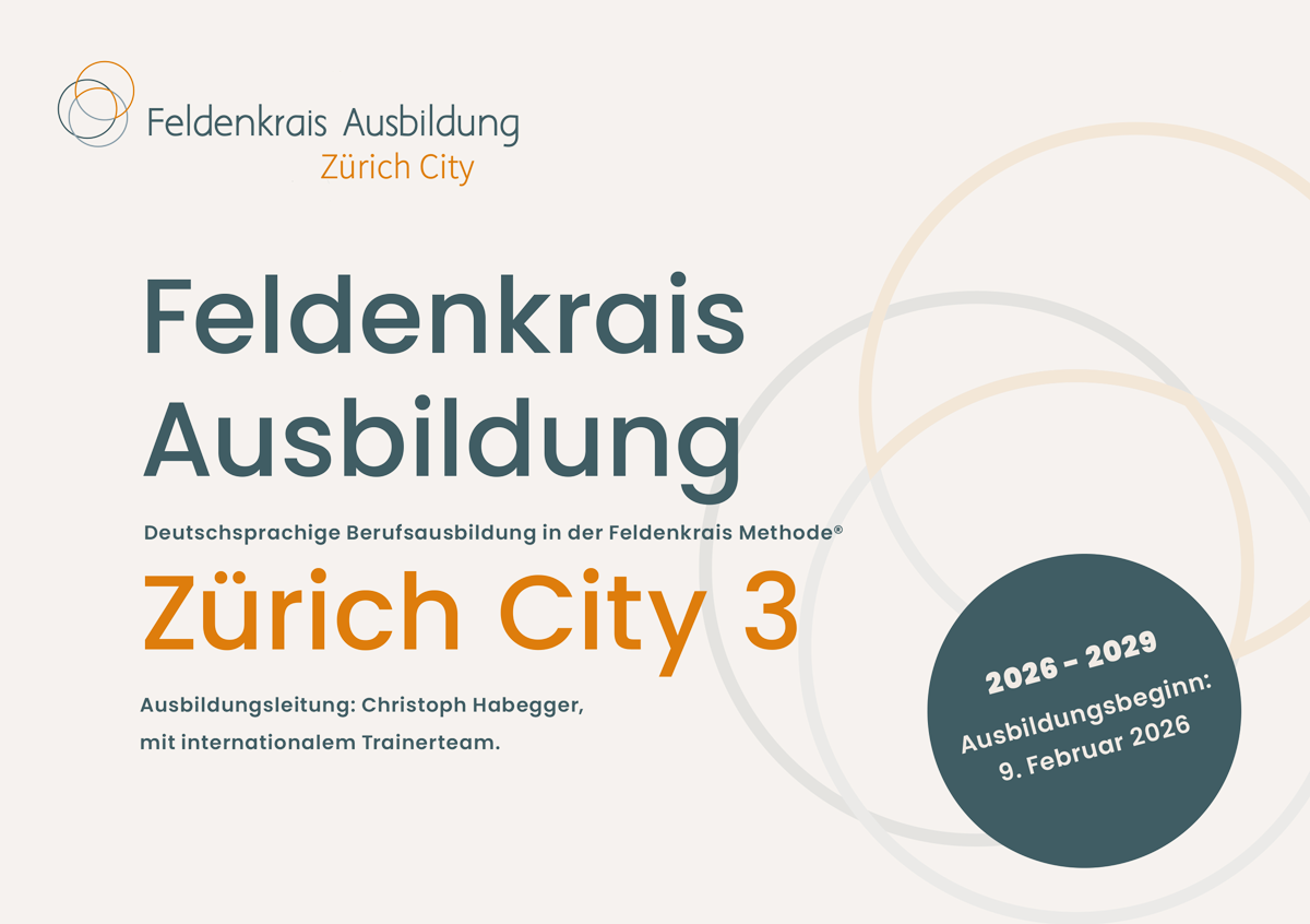 Prospekt Feldenkrais Ausbildung Zürich City 3 Beginn im 9. Februar 2026